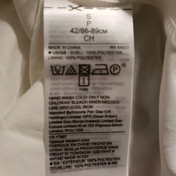 Banana Republic Tank Under Sheer Ruffle Tie Waist Short Sleeve NWT Blouse Small - Picture 4 of 4